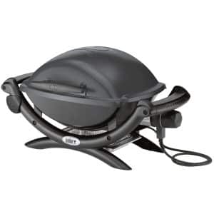 Weber Elektrogrill Q 1400 Dark Grey mit 2.200 W