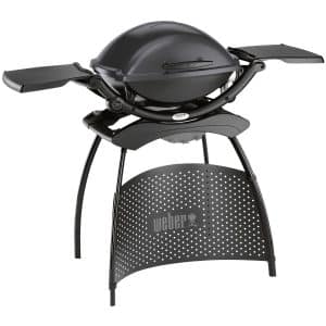 Weber Stand-Elektrogrill Q 2400 Dark Grey mit 2.200 W