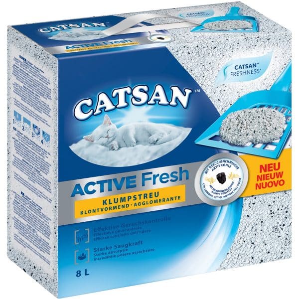 Catsan Katzenstreu Active Fresh Klumpstreu 8 l