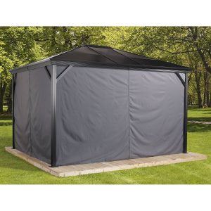 Sojag Vorhang-Set für Aluminium Pavillon Verona 10 x 10