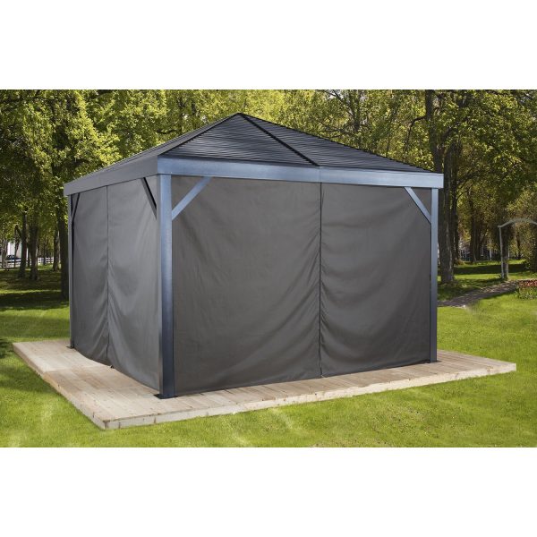 Sojag Vorhang-Set für Aluminium Pavillon South Beach 12 x 12