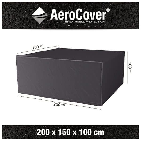 Aerocover Atmungsaktive Schutzhülle f. Sitzgruppen 200x150x100 cm