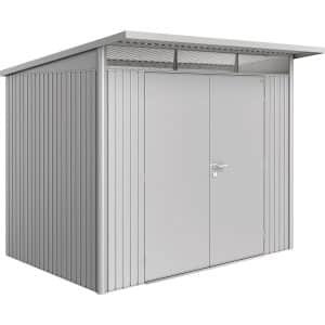 Biohort Metall-Gerätehaus AvantGarde A5 Silber-Metallic BxT: 257 cm x 177 cm