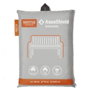 Siena Garden Schutzhülle Bank 2-Sitzer AquaShield Hellgrau 130 x 75 x 65 - 85 cm