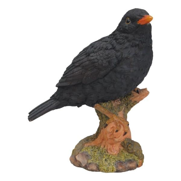 Deko-Figur Amsel auf Stamm 20 cm