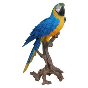 Deko-Figur Vogel Papagei 70 cm Blau
