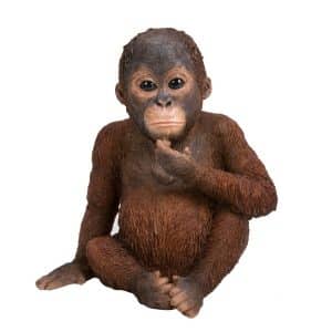 Deko-Figur Orangutan Baby 23 cm