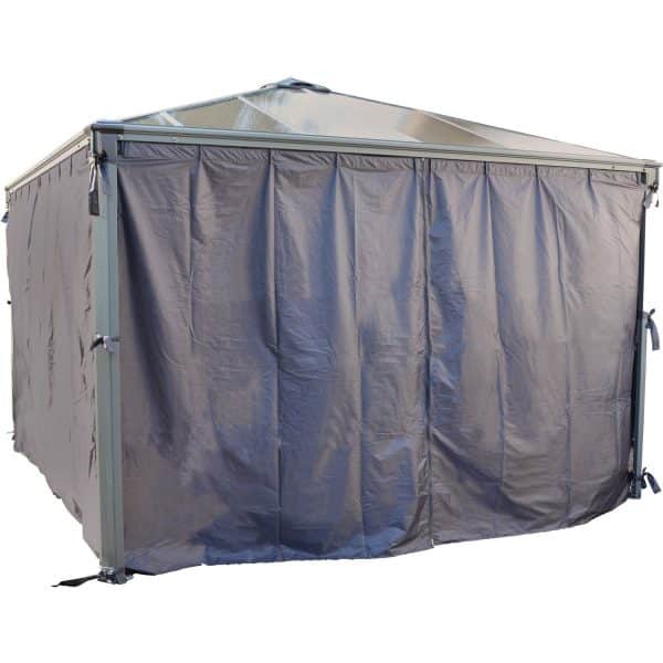 Palram - Canopia  Vorhangset für 3 - 4m Pavillons Anthrazit