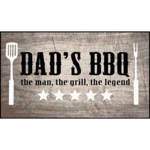 BBQ Matte Dad's BBQ The Man 67 cm x 120 cm