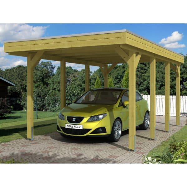 Skan Holz Carport Friesland 314 cm x 555 cm