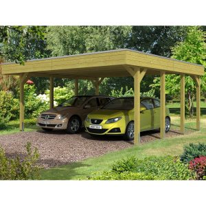 Skan Holz Carport Friesland 557 cm x 555 cm