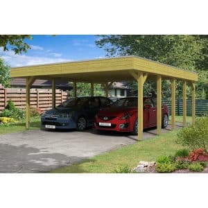 Skan Holz Carport Friesland 557 cm x 708 cm