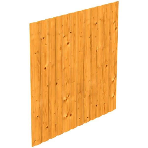 Skan Holz Seitenwand Deckelschalung 230 x 220 cm Fichte Eiche hell