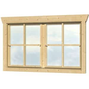 Skan Holz Doppelfenster BxH 2 x 57