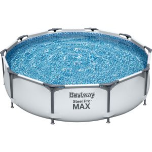 Bestway Stahlrahmen-Pool Set Ø 305 cm x 76 cm