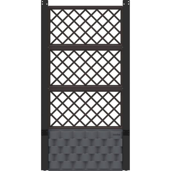 Duramax Rankkasten mit Gitter Anthazit BxHxT: 55 cm x 131 cm x 55 cm