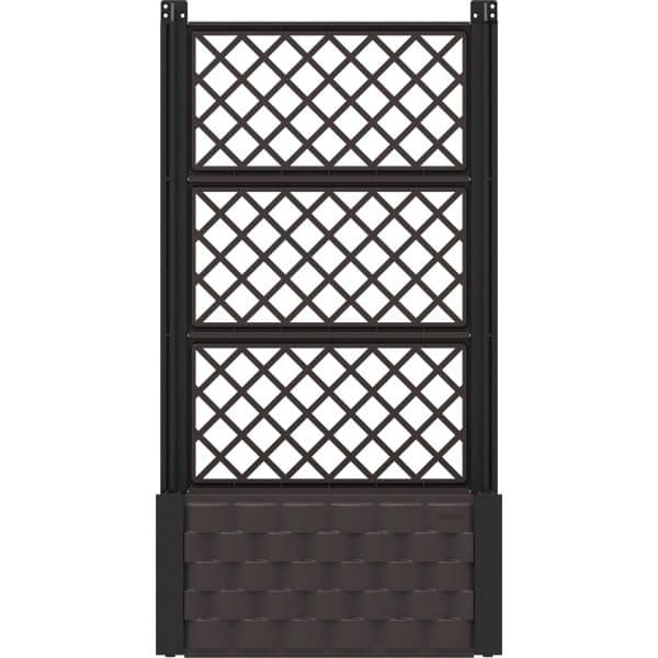 Duramax Rankkasten mit Gitter Braun BxHxT: 55 cm x 131 cm x 55 cm