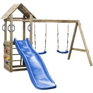 SwingKing Spielturm Maria Blau 295 cm x 160 cm x 210 cm