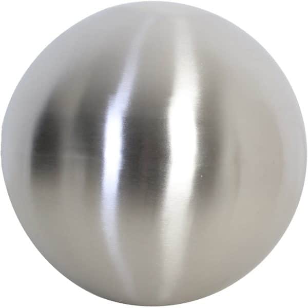 Kugel aus Edelstahl Ø 19 cm Silber glänzend