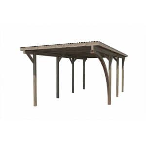 Weka Einzelcarport 606 A Gr.2 mit Rundbogen 300 x 600 cm