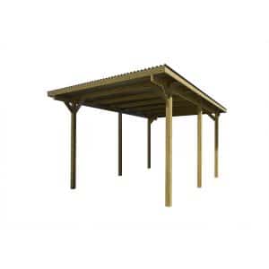 Weka Einzelcarport 606 Gr.1 300 x 500 cm