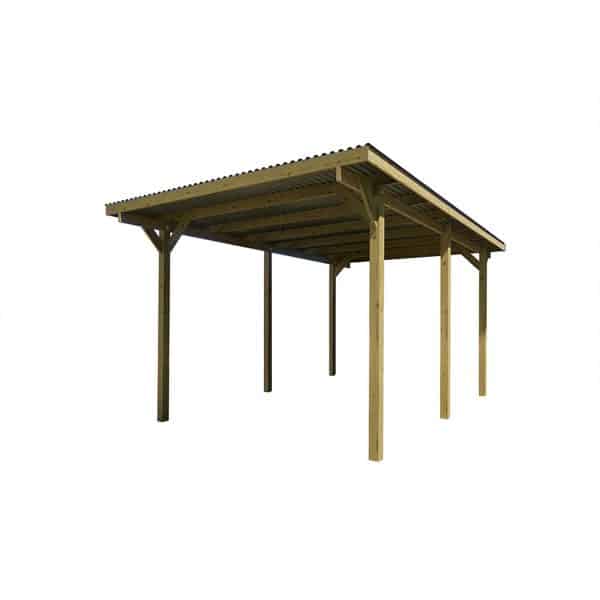 Weka Einzelcarport 606 Gr.1 300 x 500 cm