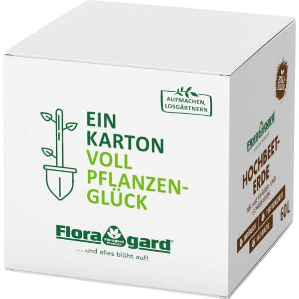 Floragard Bio Hochbeet-Erde in der Box 60 l