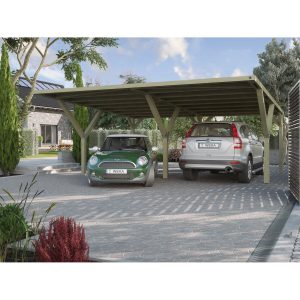 Weka Doppelcarport Mugello B 594 cm x 606 cm