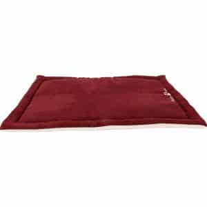 Heim Microfaser-Hunde- und Katzendecke Bordeaux 58 cm x 41 cm