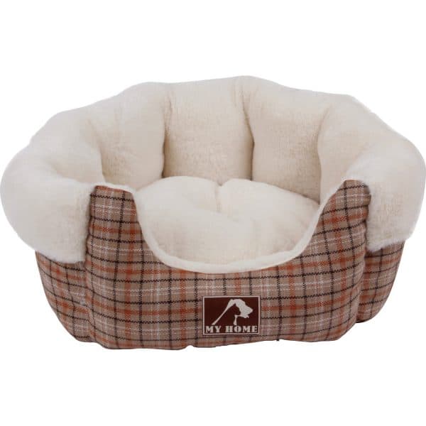 Heim Hunde-und Katzenbett Classic mit herausnehmbarem Kissen 45 x 46 cm x 20 cm