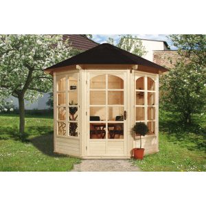 Weka 8-Eck Pavillon 234 A Natur