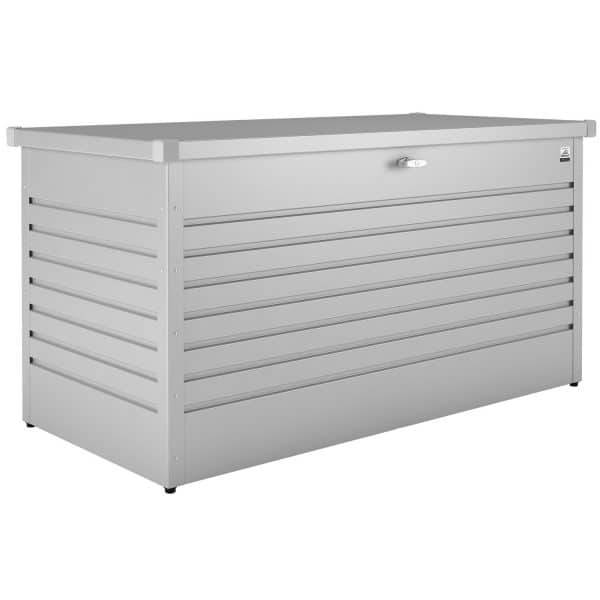 Biohort Freizeitbox 160 High 83 cm x 159 cm x 79 cm Silber-Metallic