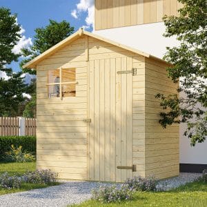 Weka Holz-Gartenhaus/Gerätehaus Easy A Natur BxT: 180 cm x 135 cm