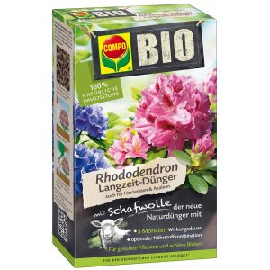 Compo Bio Rhododendron Langzeit-Dünger mit Schafwolle 2 kg