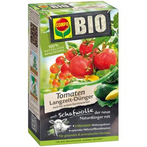 Compo Bio Tomaten Langzeit-Dünger mit Schafwolle 750 g