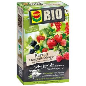 Compo Bio Beeren Langzeit-Dünger mit Schafwolle 750 g