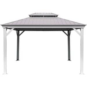 Sojag Aluminium Pavillon Messina 10 x 12 Champagner 298 x 363 x 292 cm