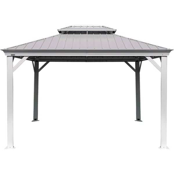 Sojag Aluminium Pavillon Messina 10 x 12 Champagner 298 x 363 x 292 cm