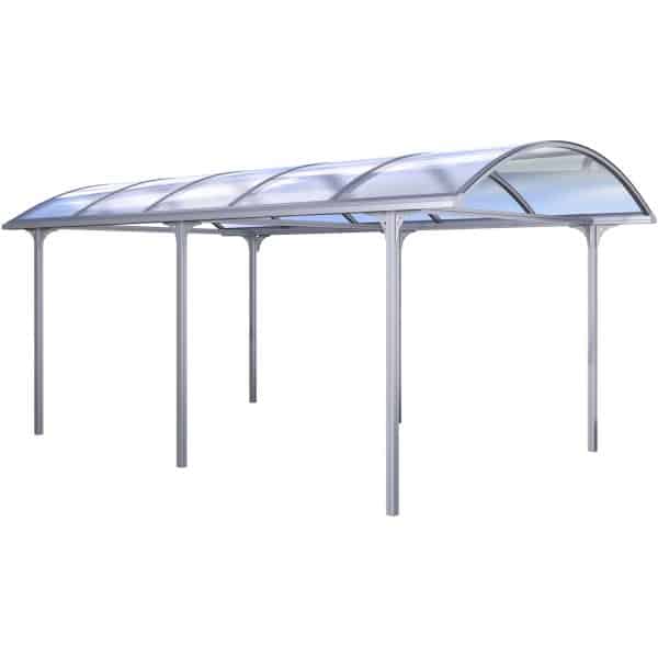 KGT Runddach Carport Elbe 312 cm x 531 cm