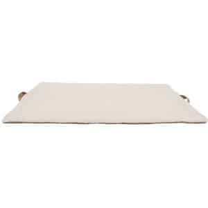 Heim Haustierdecke mit Griff 70 cm x 47 cm Beige