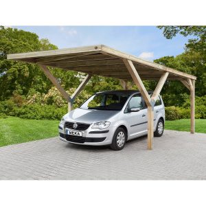 Weka Einzelcarport Mugello A  306 cm x 606 cm