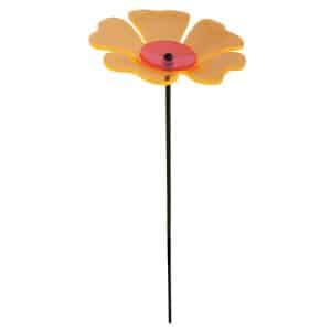 Sunny Garden Lichtspiel-Gartenstecker Mohnblume Acrylglas Höhe 75 cm