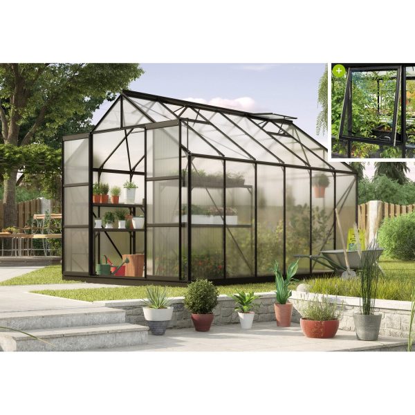 Vitavia Gewächshaus Jupiter 9900 HKP 4mm Schwarz