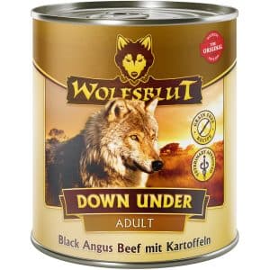 Wolfsblut Hunde-Nassfutter Down Under Adult Black Angus Beef mit Kartoffeln 800