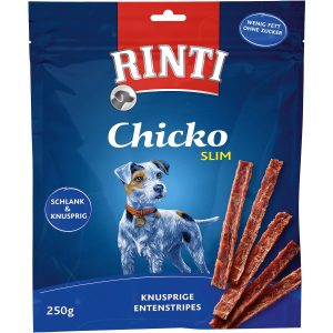 Rinti Hunde-Natursnacks Chicko Slim Entenstripes 250 g