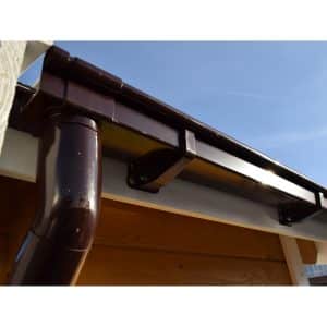 Kastenrinnen-Set für Satteldachhäuser bis 450 cm Dachlänge