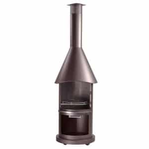 Buschbeck Edelstahlgrill Auckland Braun Metallic