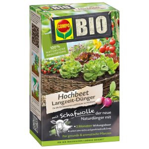 Compo Bio Hochbeet Langzeit-Dünger mit Schafwolle 750 g
