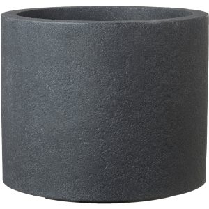 Scheurich Pflanzgefäß Riva Ø 29 cm x 25 cm Schwarz Granit