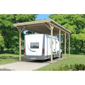 Skan Holz Caravan-Einzelcarport Emsland B x T 404 cm x 846 cm